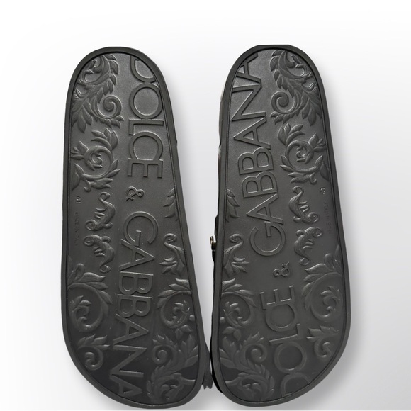 New Authentic with Box Embellished Logo Slides
Color: BLACK 
Size: 41 (8) main image 8